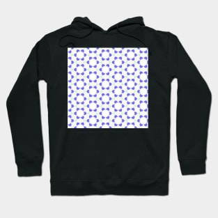 Stylised blue tulips Hoodie